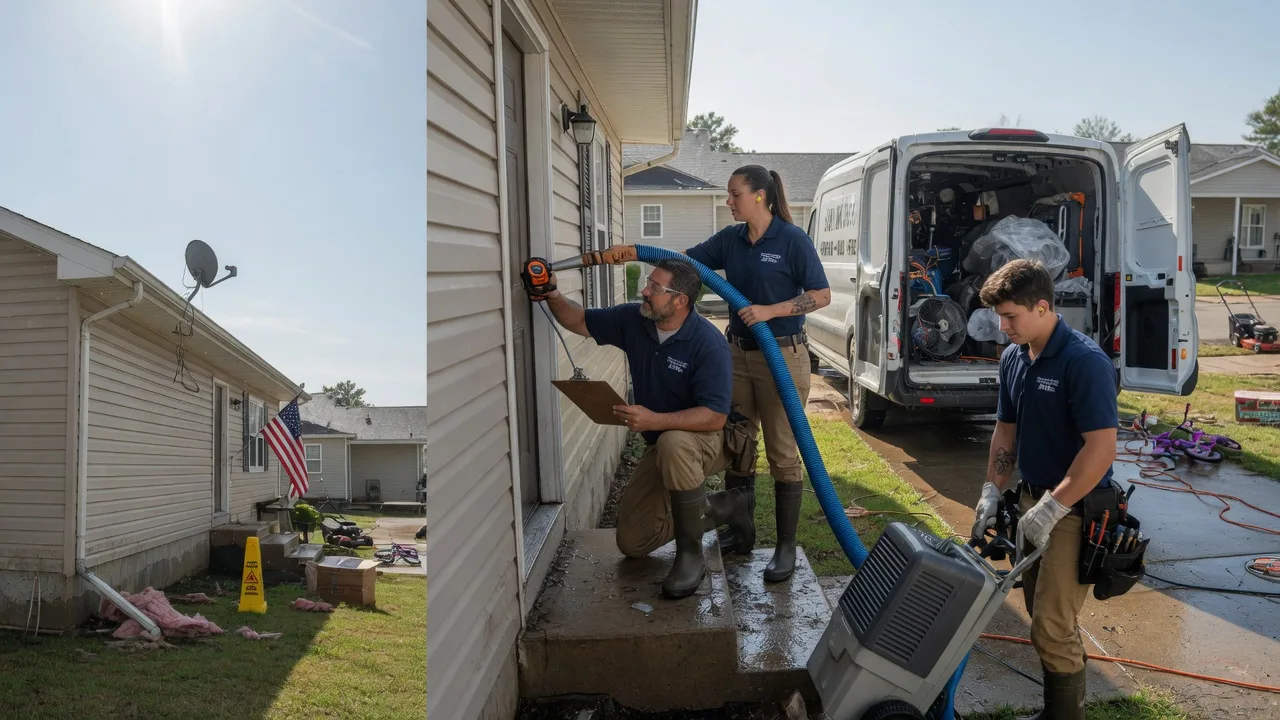 Ceiling Water Damage Restoration in Rossville, GA near me